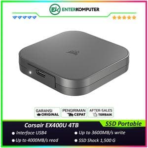 Corsair EX400U 4TB USB4 External SSD - CSSD-EX400U4TB - foto 1