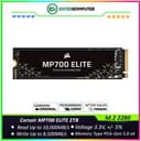 Corsair MP700 ELITE 2TB M.2 NVMe PCIe Gen5 x4 - CSSD-F2000GBMP700ENH - foto 1