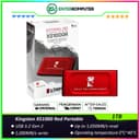 Kingston XS1000 Red Portable SSD 1TB USB 3.2 Gen 2 - SXS1000R/1000GA - foto 1