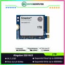 Kingston SSD NV3 1TB M.2 2230 NVMe PCIe Gen 4.0 x4 - R 6000MB/s W 4000MB/s - foto 1