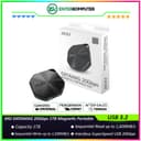 MSI DATAMAG 20Gbps 1TB Magnetic Portable SSD USB 3.2 Gen2x2 - foto 1