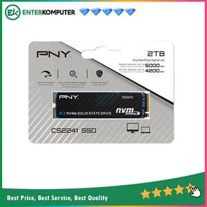 PNY CS2241 Series M.2 2280 NVME PCIe Gen4x4 2TB - Grs 5th - R 5000MB/s & W 4200MB/s - foto 1