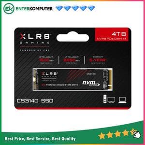 PNY XLR8 Gaming CS3140 M.2 2280 NVME PCIe Gen4x4 4TB - Grs 5th - R 7500MB/s & W 6850MB/s - foto 1