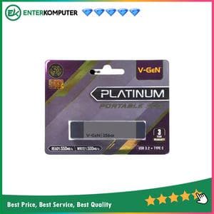 V-Gen SSD Portable Platinum 256GB - USB 3.2 Type C - foto 1