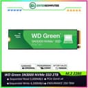 WD Green SN3000 NVMe SSD 2TB M.2 2280 PCIe Gen4 x4 - R 5000MB/s W 4200MB/s - foto 1