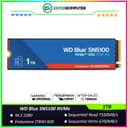 WD Blue SN5100 NVMe SSD 1TB M.2 2280 PCIe Gen4 x4 - R 7100MB/s W 6700MB/s - foto 1