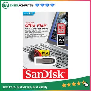 Sandisk Ultra Flair CZ73 64GB - USB 3.0 150MB/s - foto 1
