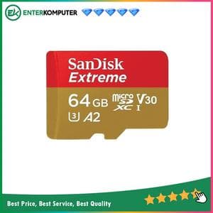 Sandisk MicroSDXC Extreme 64GB U3 A2 4K V30 R170MB/s W80MB/S - SDSQXAH-064G - foto 1