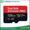 Sandisk MicroSDXC Extreme Pro 128GB U3 A2 4K V30 R200MB/s W90MB/S - SDSQXCD-128G - foto 1