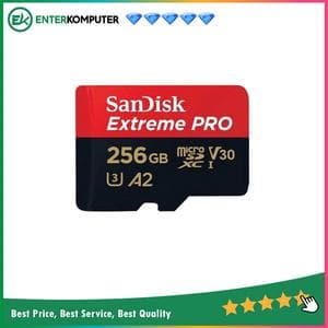 Sandisk MicroSDXC Extreme Pro 256GB U3 A2 4K V30 R200MB/s W140MB/S - SDSQXCD-256G - foto 1
