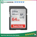 SanDisk SDXC Ultra 64GB Class 10 UHS-1 140MB/s - SDSDUNB-064G - foto 1
