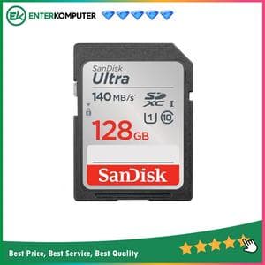 SanDisk SDXC Ultra 128GB Class 10 UHS-1 140MB/s - SDSDUNB-128G - foto 1