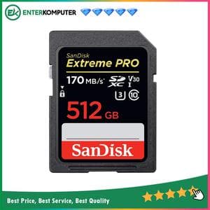Sandisk SDXC Extreme Pro 512GB Class 10 U3 4K V30 R200MB/s W140MB/s - SDSDXXD-512G - foto 1