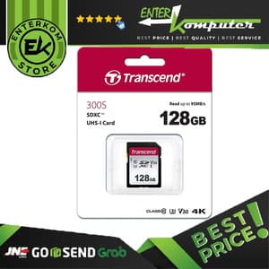 Transcend SDXC 300S 128GB Class 10 UHS-1 U3 V30 - TS128GSDC300S - foto 1