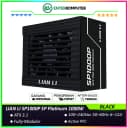 LIAN LI SP1000P SP Platinum 1000W BLACK ATX3.1 Ready - SFX Form Factor - 80+ Platinum Certified - ATX 3.1 & PCIE 5.1 Ready - Braided-Textured Cable - 10 Years Warranty Replacement - foto 1