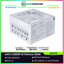 LIAN LI SX850P SX Platinum 850W WHITE ATX3.1 Ready - 80+ Platinum Certified - ATX 3.1 & PCIE 5.1 Ready - Braided-Textured Cables with Cable Combs - 10 Years Warranty Replacement - foto 1