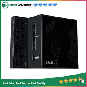 LIAN LI EDGE1000 1000W BLACK with L-Shape Design - 80+ Platinum Certified - Built-in USB HUB - Cybenetics ATX 3.1 - PCIE 5.1 Ready - 10 Years Warranty Replacement - foto 1