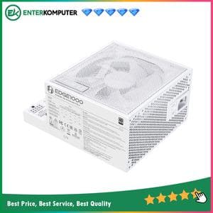 LIAN LI EDGE1000 1000W WHITE with L-Shape Design - 80+ Platinum Certified - Built-in USB HUB - Cybenetics ATX 3.1 - PCIE 5.1 Ready - 10 Years Warranty Replacement - foto 1