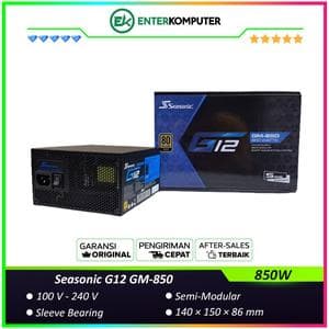 Seasonic G12 GM-850 850W - Semi Modular - 80+ Gold Certified - 5 Years Warranty Replacement - foto 1