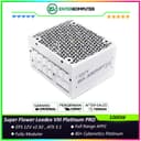 Super Flower Leadex VIII Platinum PRO ATX3.1 1000W White Edition -SF-1000F14SP(T)(WH) - ATX 3.1 Compatible & PCIe 5.1 Ready - 80+ Cybenetics Platinum Certified - Fully Modular - 10 Years - foto 1