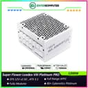 Super Flower Leadex VIII Platinum PRO ATX3.1 1200W White Edition -SF-1200F14SP(T)(WH) - ATX 3.1 Compatible & PCIe 5.1 Ready - 80+ Cybenetics Platinum Certified - Fully Modular - 10 Years - foto 1