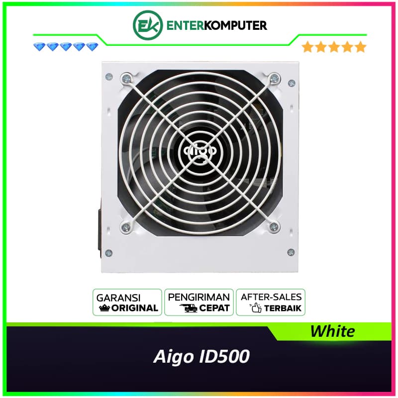 Aigo ID500 White 500W Non-Modular - foto 1
