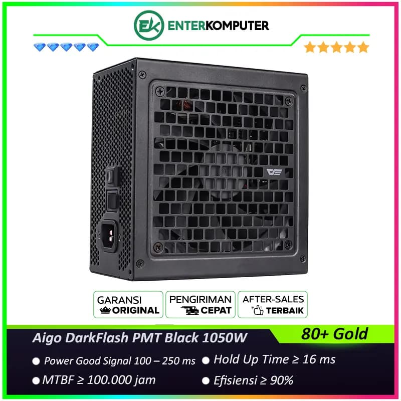 Aigo DarkFlash PMT Black 1050W 80+ Gold Full Modular - foto 1