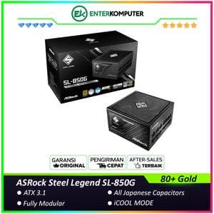 ASRock Steel Legend SL-850G 850W 80 PLUS GOLD ATX3.1 & PCIe5.1 Fully Modular - foto 1