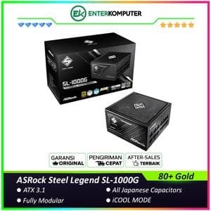 ASRock Steel Legend SL-1000G 1000W 80 PLUS GOLD ATX3.1 & PCIe5.1 Fully Modular - foto 1