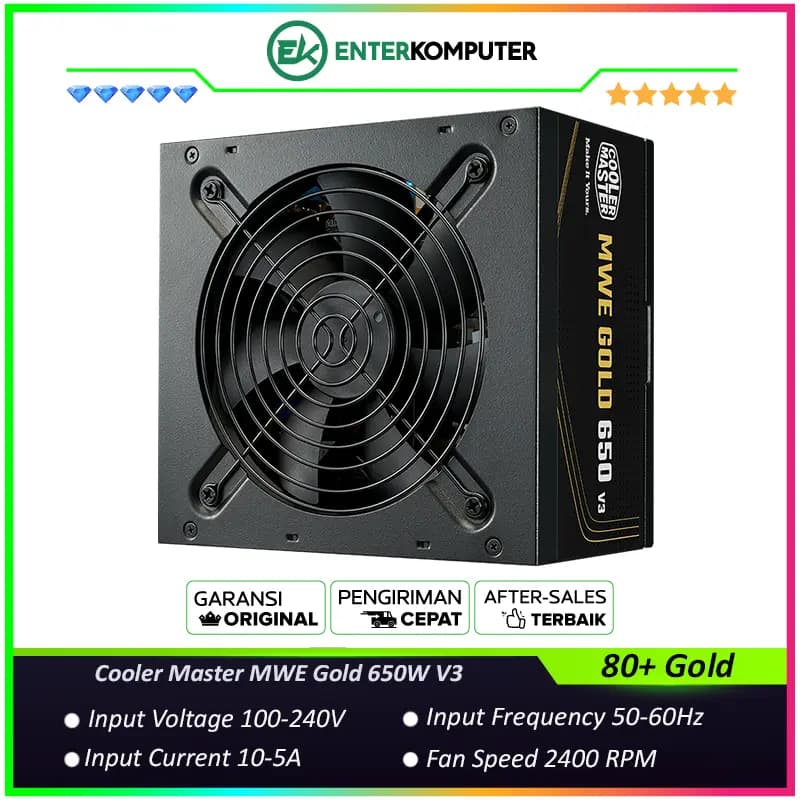 Cooler Master MWE Gold 750W V3 80+ Gold - foto 1