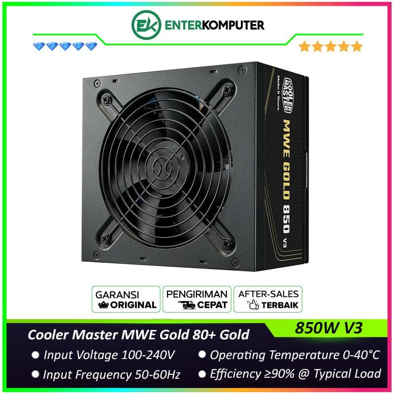 Cooler Master MWE Gold 850W V3 80+ Gold - foto 1