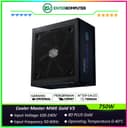 Cooler Master MWE Gold 750W V3 ATX 3.1 80 PLUS Gold Fully Modular - foto 1