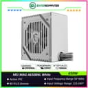 MSI MAG A650BNL White 650W 80 Plus Bronze Flat Cable - foto 1
