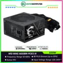 MSI MAG A650BN PCIE5 III 80 Plus Bronze Non-Modular - foto 1