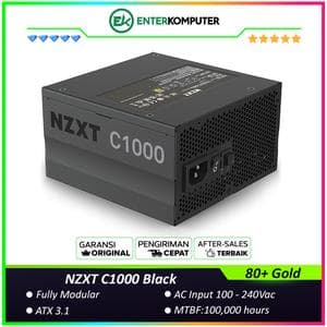 NZXT C1000 Black 1000W ATX 3.1 80 Plus Gold Fully Modular - foto 1