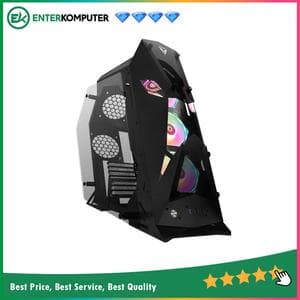 PRIME F-[A] - ALUMUNIUM EXTREME GAMING CASE - DUAL SIDE TEMPERED GLASS - INCLUDED 3Pcs 12CM ARGB FAN - foto 1