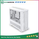 LIAN LI V3000 PLUS WHITE- DUAL SIDE 4.0mm TINTED TEMPERED GLASS - THREE MODES TRANSFORM - FRONT ARGB LIGHTING - foto 1