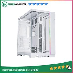 LIAN LI O11 DYNAMIC EVO XL WHITE - Reversible Chassis - Enhanced Modularity - Front and Side Tempered Glass Panels with Removable Pilar - USB Type C Included - foto 1
