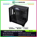 LIAN LI O11 VISION-M DIGITAL BLACK - Collaboration with PCMR - 3 Sides Of Glass - 8.8″ IPS LCD 60Hz Universal Screen - Enhanced Modularity - Concealed Radiator Design - USB Type C Included - Free 1Pc 140MM FANS - foto 1
