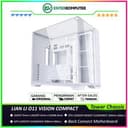 LIAN LI O11 VISION COMPACT WHITE - Collaboration with PCMR - Swappable Glass and Mesh TOP Panels - Back-CONNECT Motherboards Compatible - Modular Design - Brushed Aluminum - 3MM Top Tempered Glass & 4MM Tinted Side and Front Tempered Glass - USB Type C - foto 1