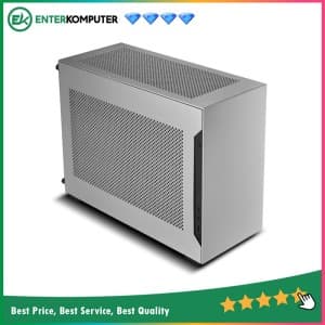LIAN LI A4H2O - SILVER - ALUMINUM MINI-ITX CASE - PCIe4.0 - MESH LEFT-RIGHT & TOP PANEL - foto 1