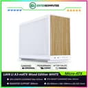 LIAN LI A3-mATX Wood Edition WHITE - Steel Mesh Panels White with Beech Wood - Stylish Micro-ATX Designed - Minimalist & Enhanced Modularity - USB Type C Included - foto 1