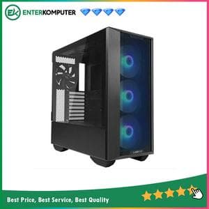 LIAN LI LANCOOL III RGB BLACK - Fully Mesh Design - Left & Right Tempered Side Glass with Hinged Flip Panels Arround - FREE 3Pcs 140MM ARGB FAN + 1Pc 140MM PWM FAN - foto 1