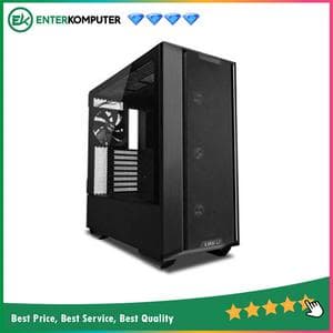 LIAN LI LANCOOL III BLACK - Fully Mesh Design - Left & Right Tempered Side Glass with Hinged Flip Panels Arround - FREE 3Pcs 140MM PWM FAN + 1Pc 140MM PWM FAN - foto 1