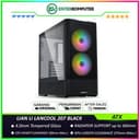 LIAN LI LANCOOL 207 BLACK - 4.0mm Tempered Glass - Front Side PSU with Direct GPU Airflow - Anti-Sag GPU - FREE 2Pcs 140MM ARGB Fan + 2Pcs 120MM PWM Fan - USB Type C Included - foto 1