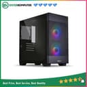 LIAN LI LANCOOL 205M MESH BLACK - mATX - Tempered Glass Left Side Panel - FREE 2Pcs 140MM ARGB PWM Fan - foto 1