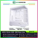 LIAN LI Vector V100 WHITE - Mid-Tower Case - 270° Seamless Visibility with ARGB Lighting Strip - Back-CONNECT Motherboards Compatible - 4MM Tempered Glass - USB Type C - foto 1