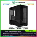LIAN LI Vector V100 MINI BLACK - Micro-ATX Case - 270° Unobstructed Visibility with ARGB Lighting Strip - Back-CONNECT Micro-ATX Motherboards Compatible - 4MM Tempered Glass - USB Type C - foto 1