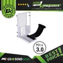 LIAN LI O11DMINI-1 WHITE (FOR LIAN LI O11 DYNAMIC MINI) Premium PCI-E x16 3.0 Extender Riser Cable 200mm and Cover Bracket - foto 1