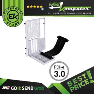 LIAN LI O11DMINI-1 WHITE (FOR LIAN LI O11 DYNAMIC MINI) Premium PCI-E x16 3.0 Extender Riser Cable 200mm and Cover Bracket - foto 1